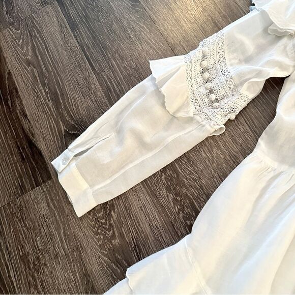 Sea New York Weatherly Crochet Pompom Cotton-Blend Tunic Dress - Picture 10 of 11